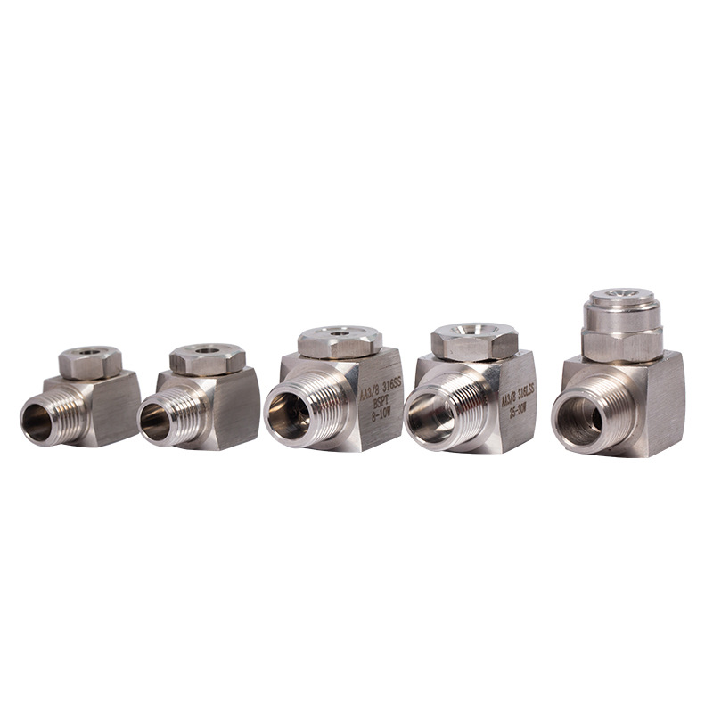 Stainless steel vortex nozzle features